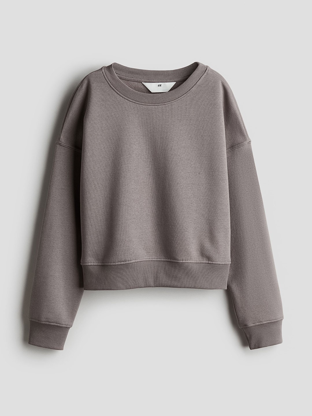 

H&M Girls Crew-Neck Sweatshirt, Beige