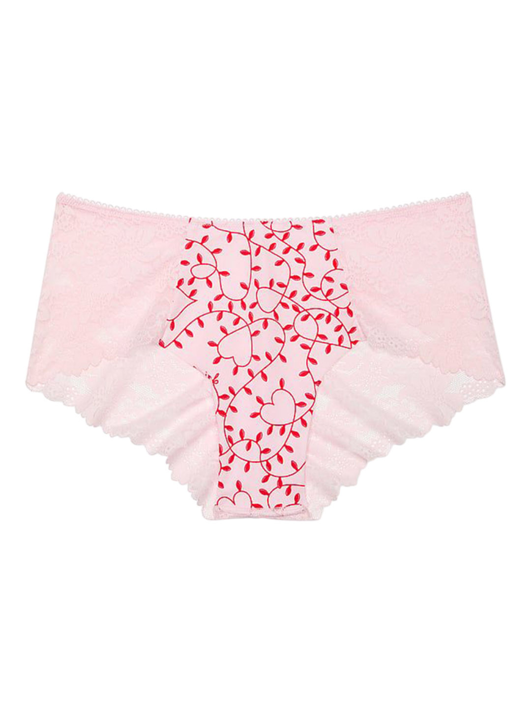 

Victoria's Secret Women Low-Rise Self Design Basic Briefs, Pink