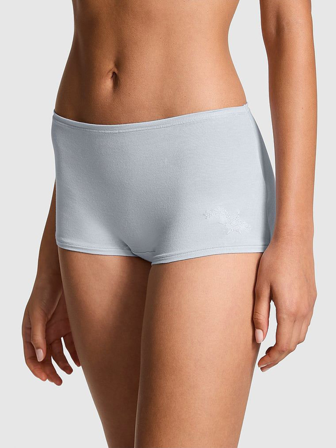 

Victoria's Secret Women Low Rise Boy Shorts Inner Elastic Brief, Blue