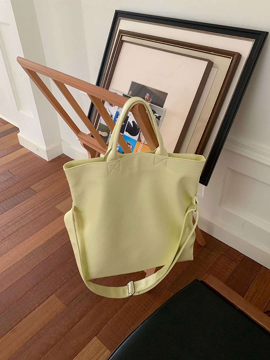 

StyleCast x Revolte Oversized Structured Handheld Bag, Green