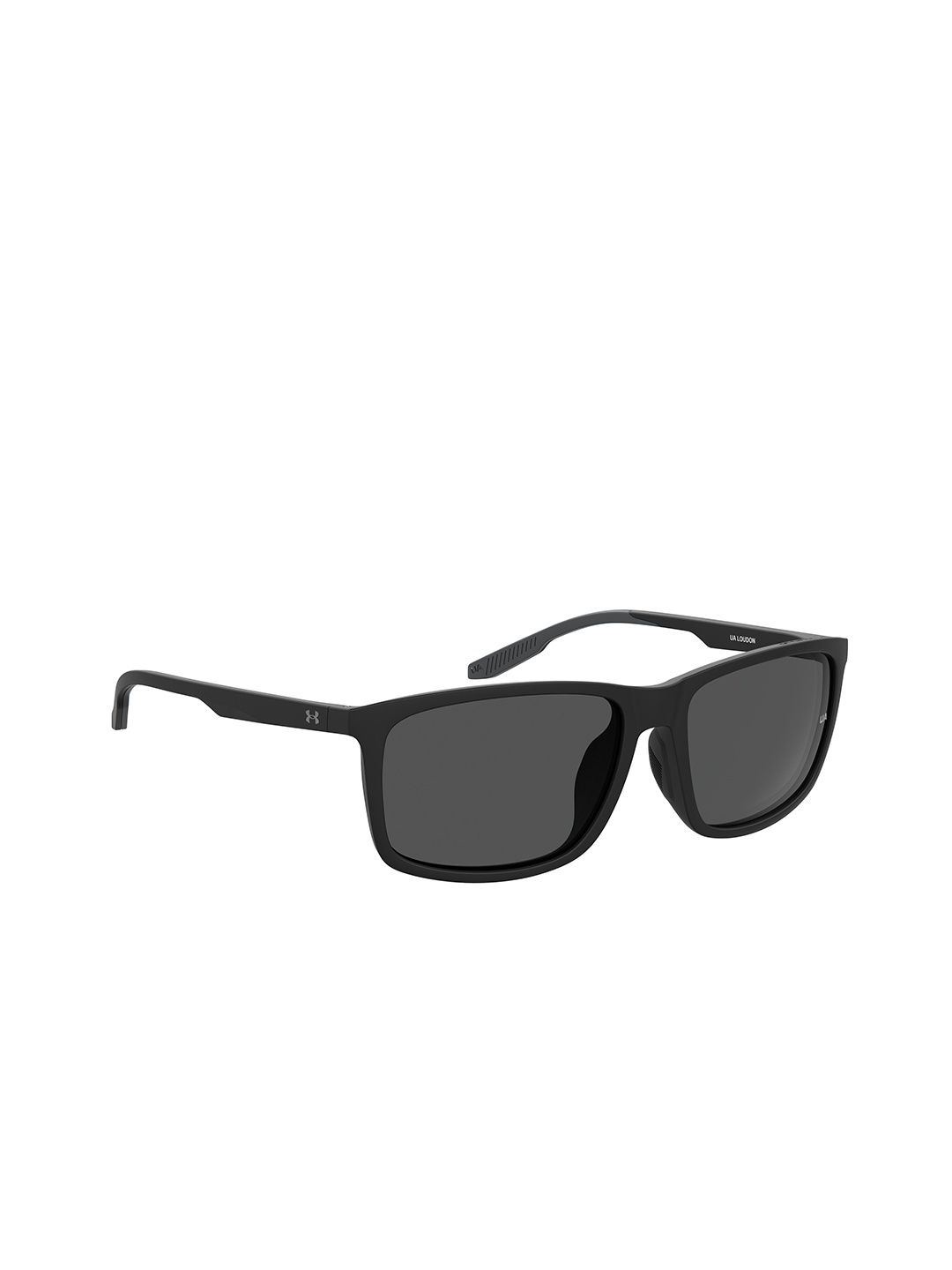 

UNDER ARMOUR Men Rectangle UV Protected Full Rim Sunglass 20470400358IR-MATTE, Grey