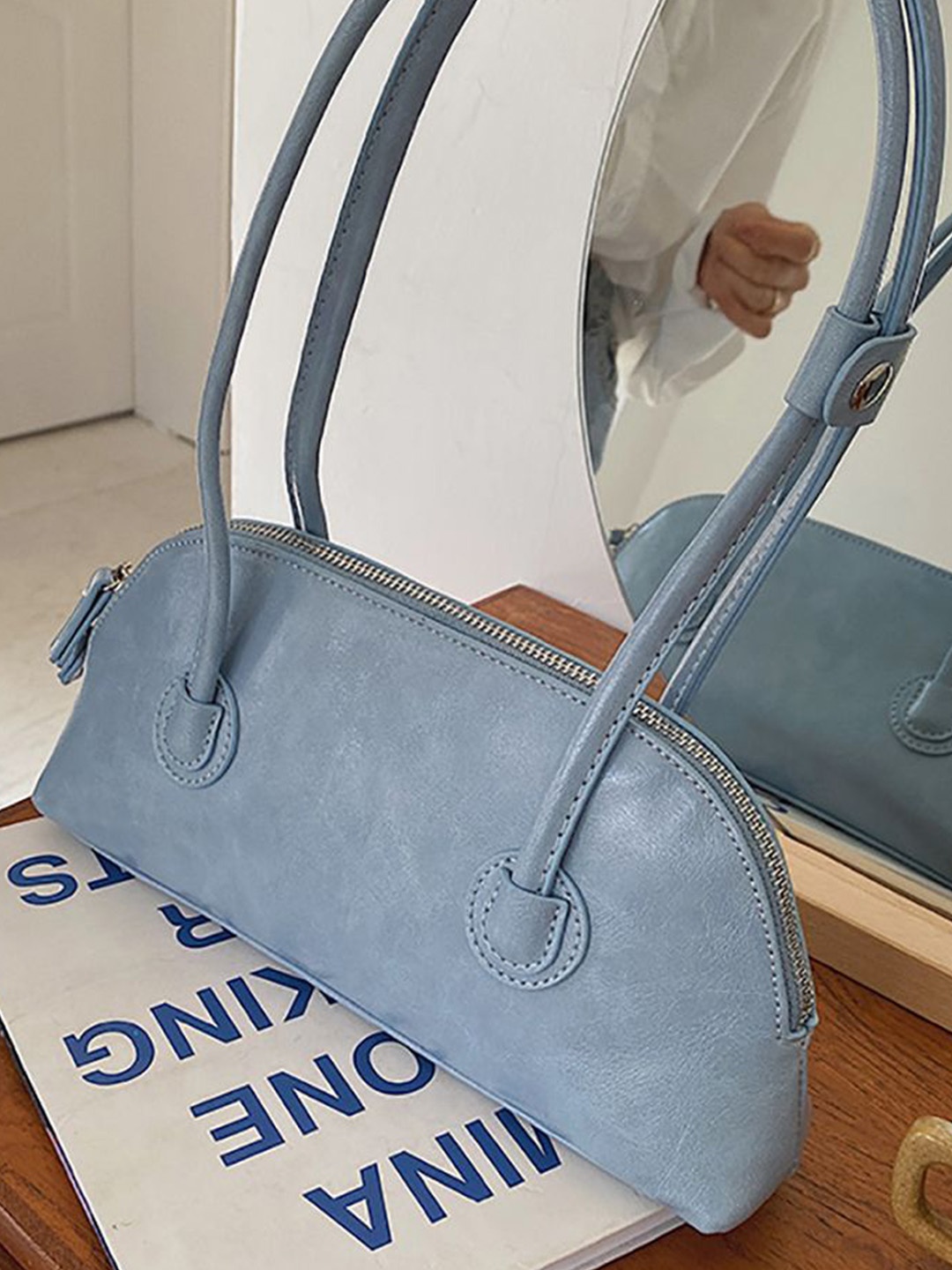 

StyleCast x Revolte Sling Bag, Blue