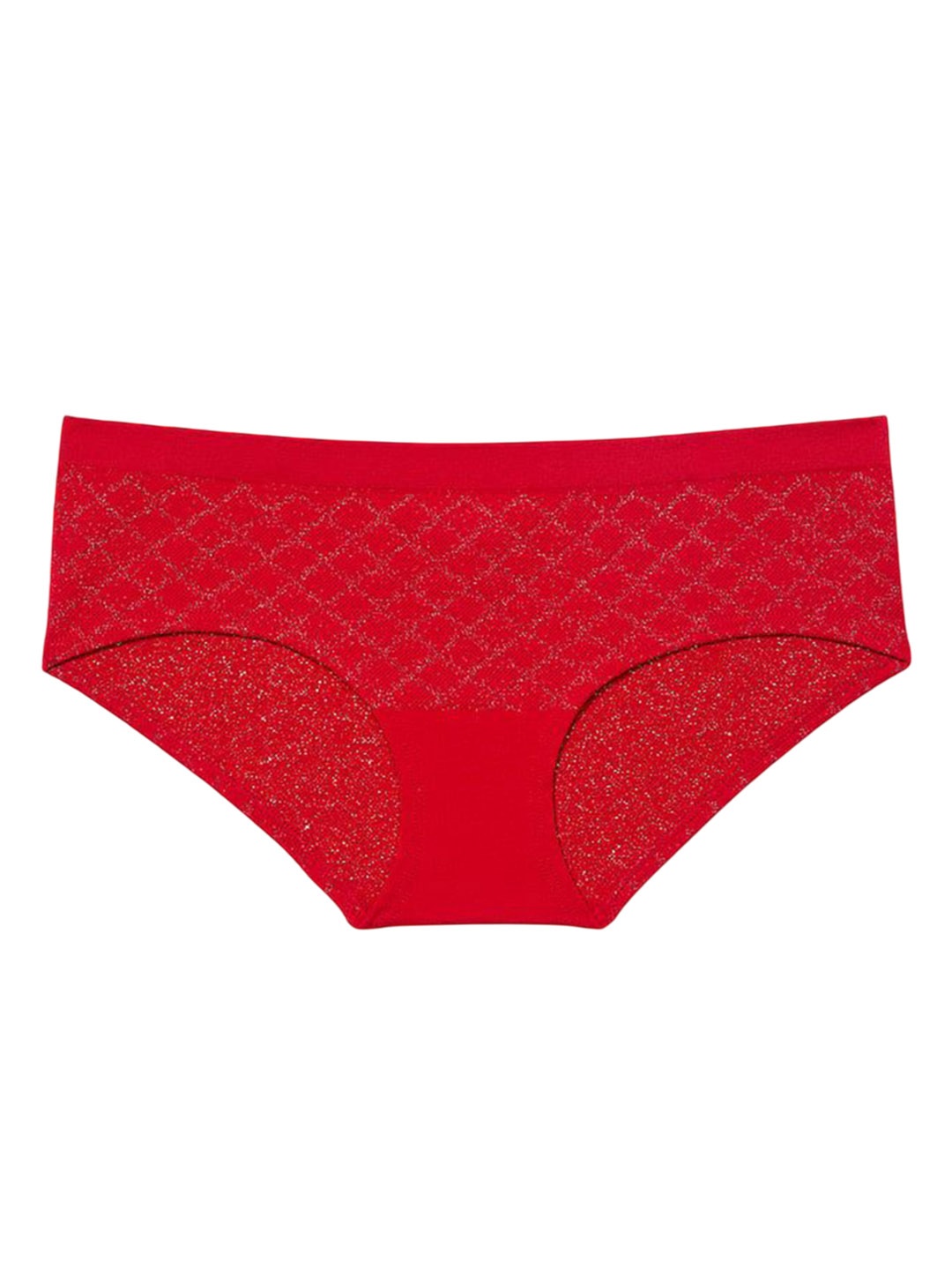 

Victoria's Secret Women Checked Mid-Rise Hipster Brief 112533246F8M, Red