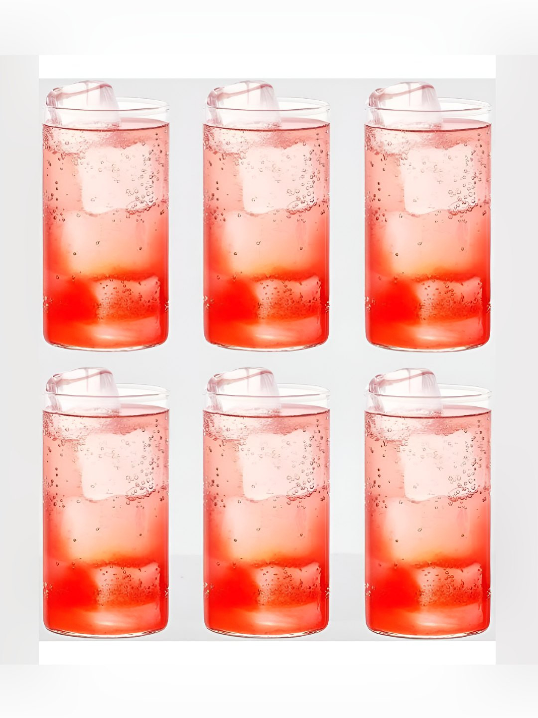 

SOMIL Transparent 6 Pieces Water Glasses 280 ml