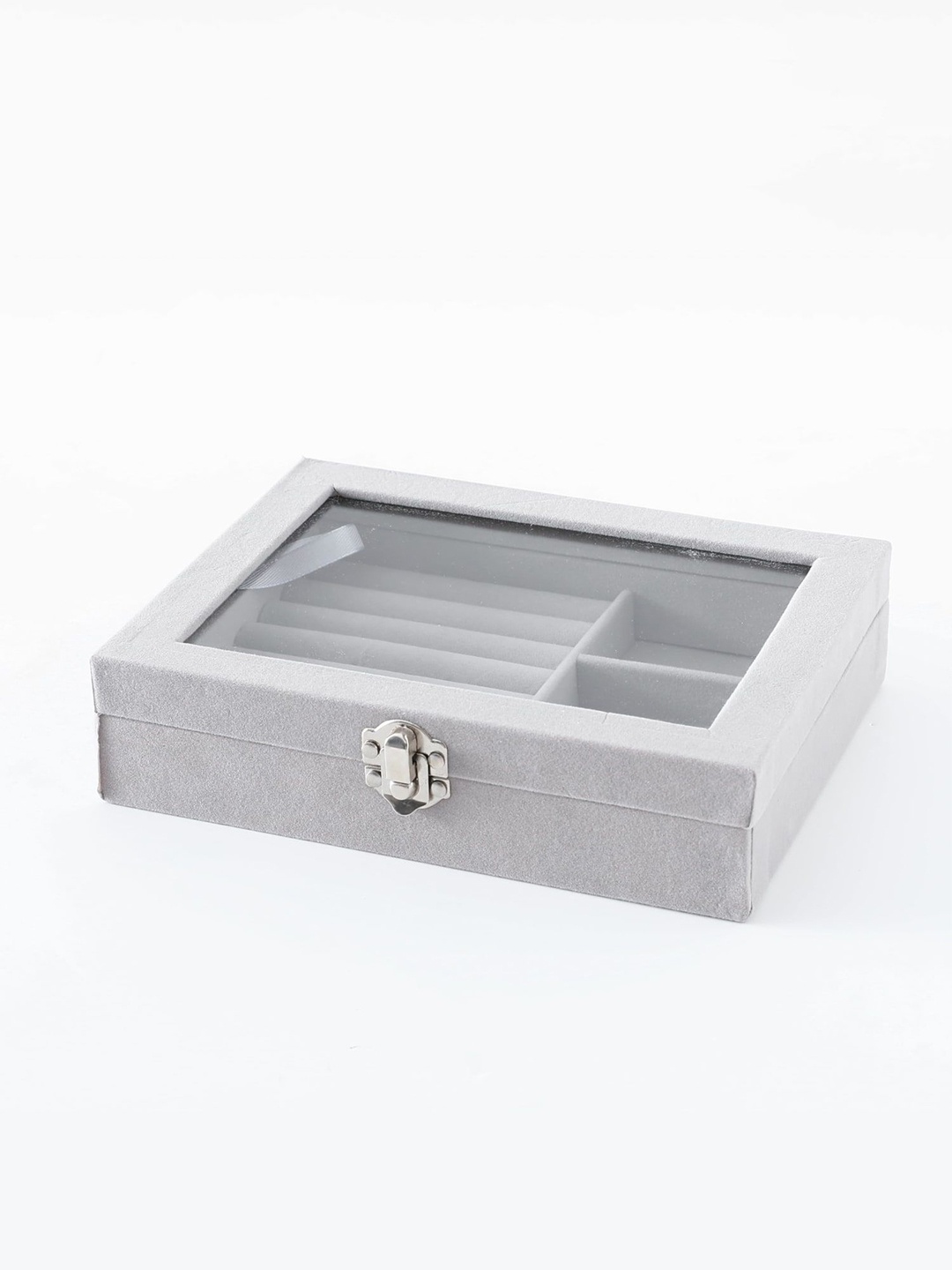 

Kuber Industries Grey Set of 1 Regular Jewellery Organiser Organisers