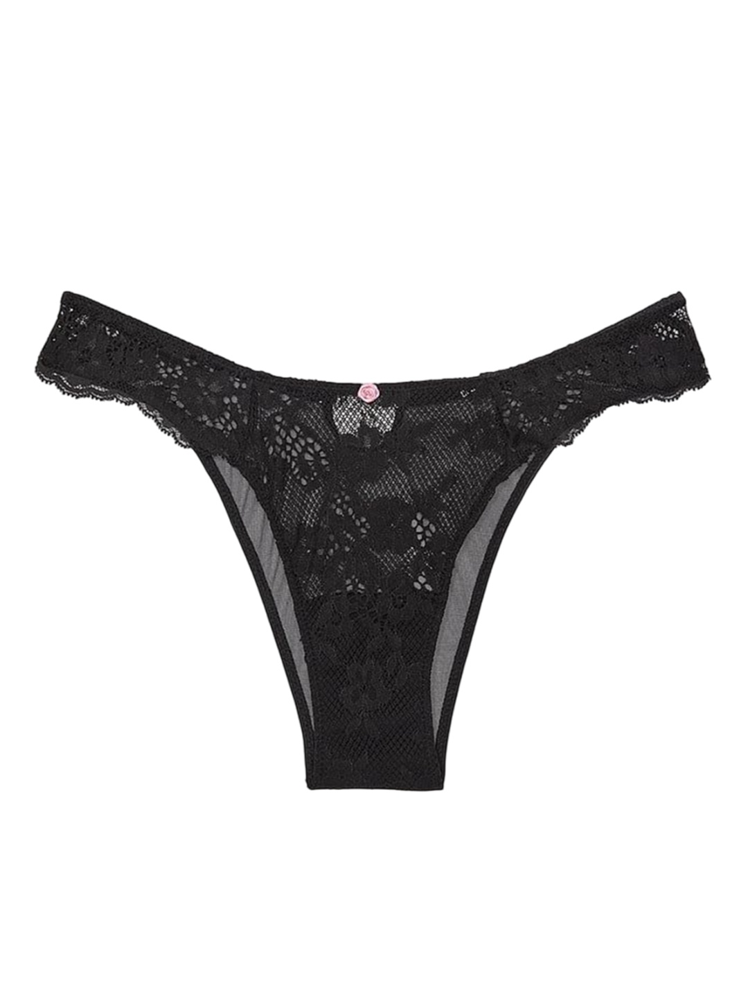 

Victoria's Secret Women Lace Brazilian Low-Rise Basic Brief, Black