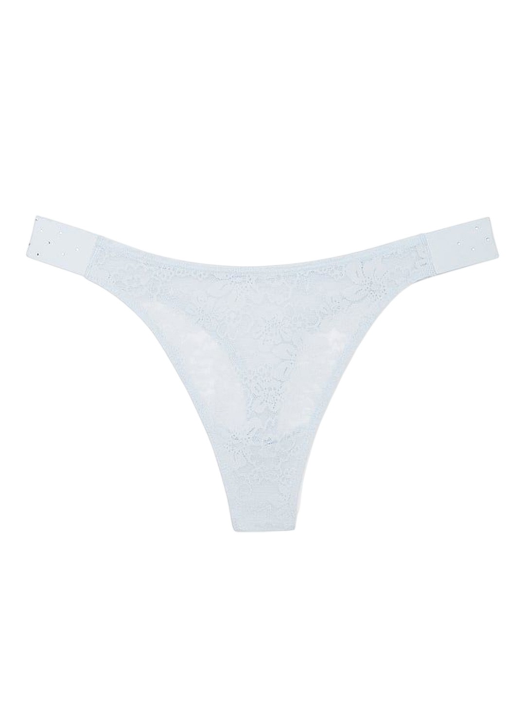 

Victoria's Secret Low-Rise High-Leg Thong Briefs, White