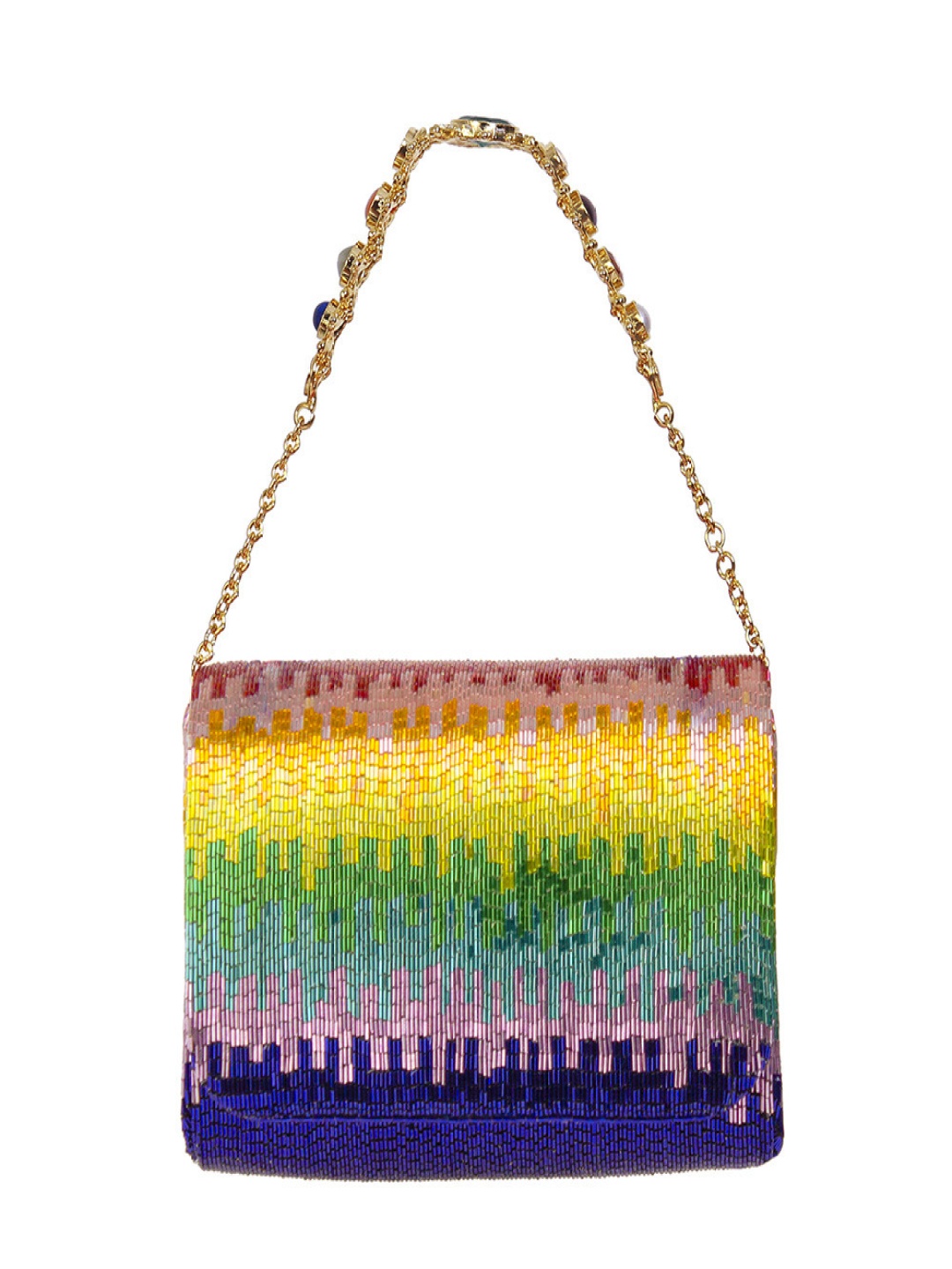 

Lovetobag Embellished Swagger Shoulder Bag, Multi