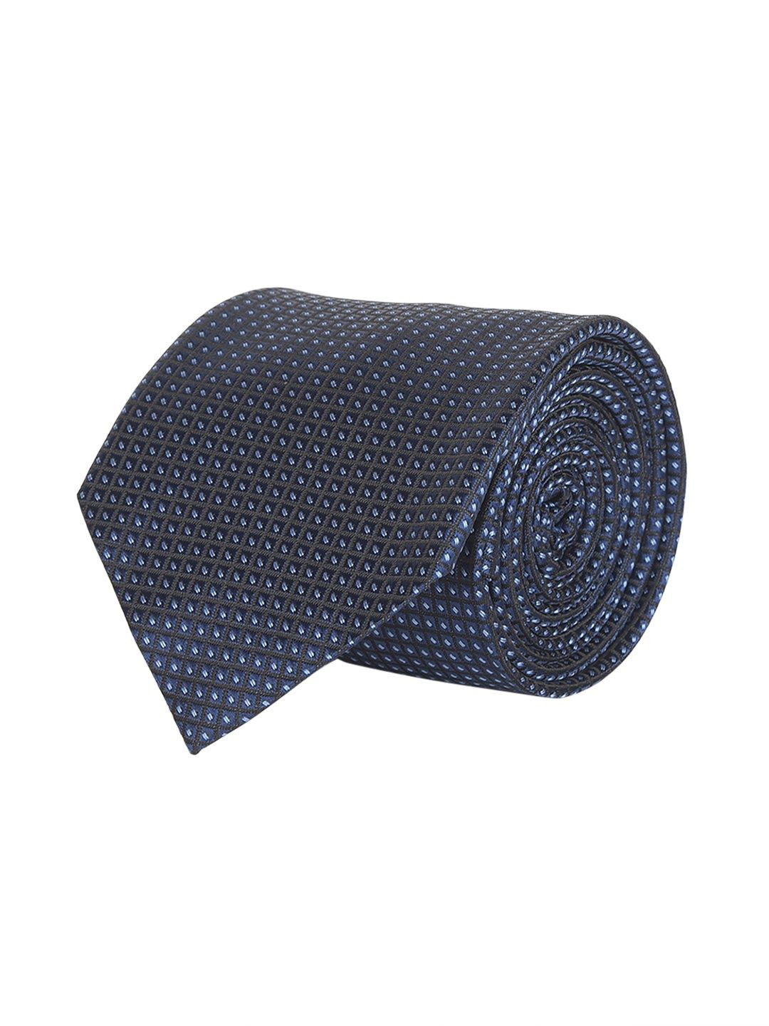 

Cazzano Men Woven Design Broad Tie, Blue