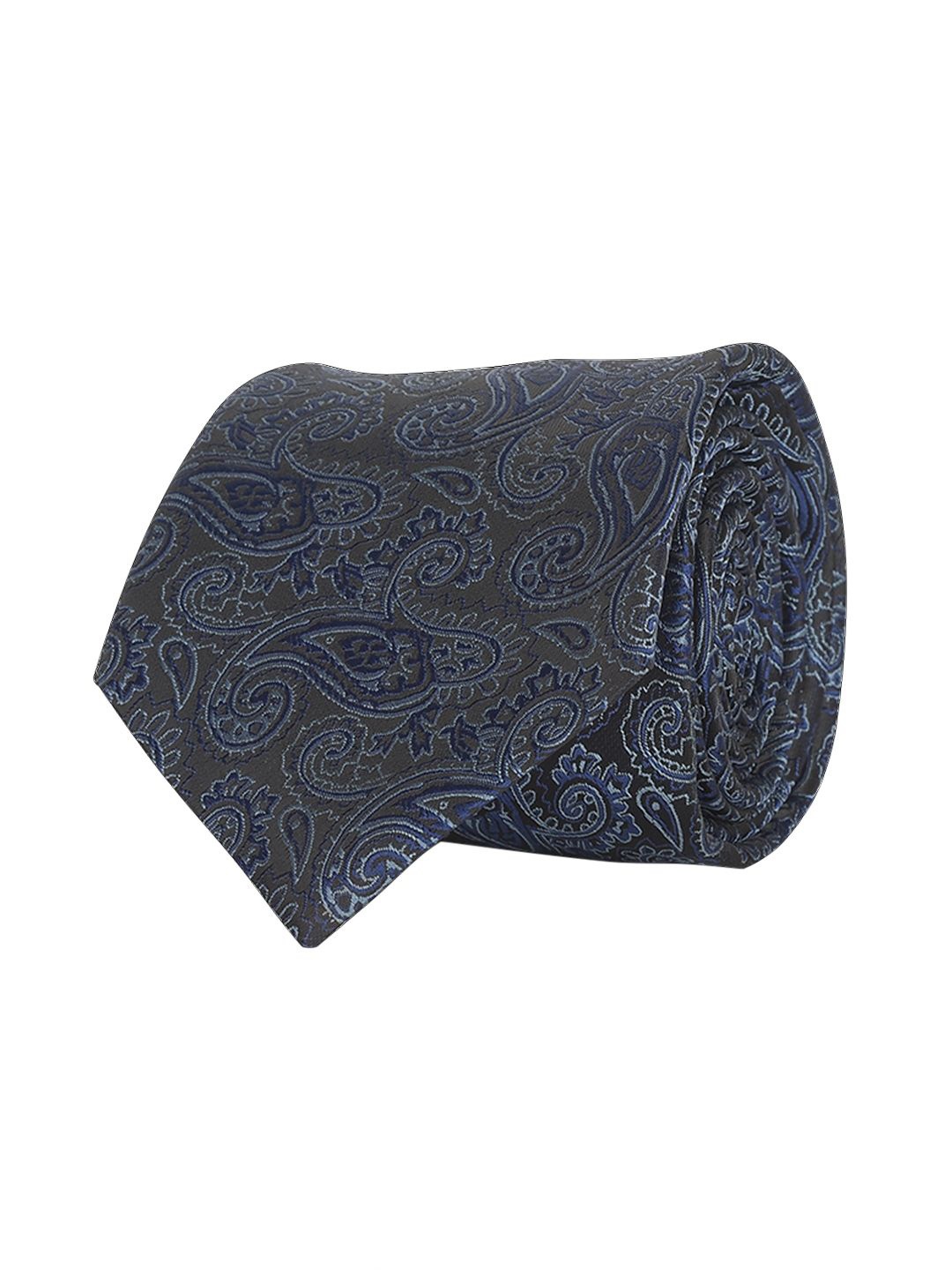 

Cazzano Men Printed Skinny Tie, Blue