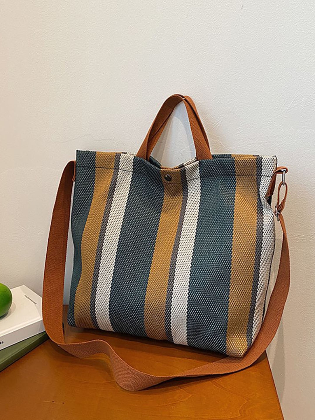 

StyleCast x Revolte Colourblocked Bucket Handheld Bag, Blue