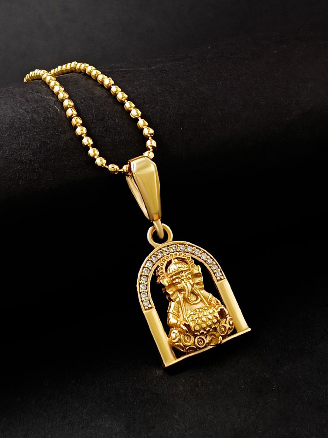 

Saizen Gold-Plated Contemporary Pendants with Chains
