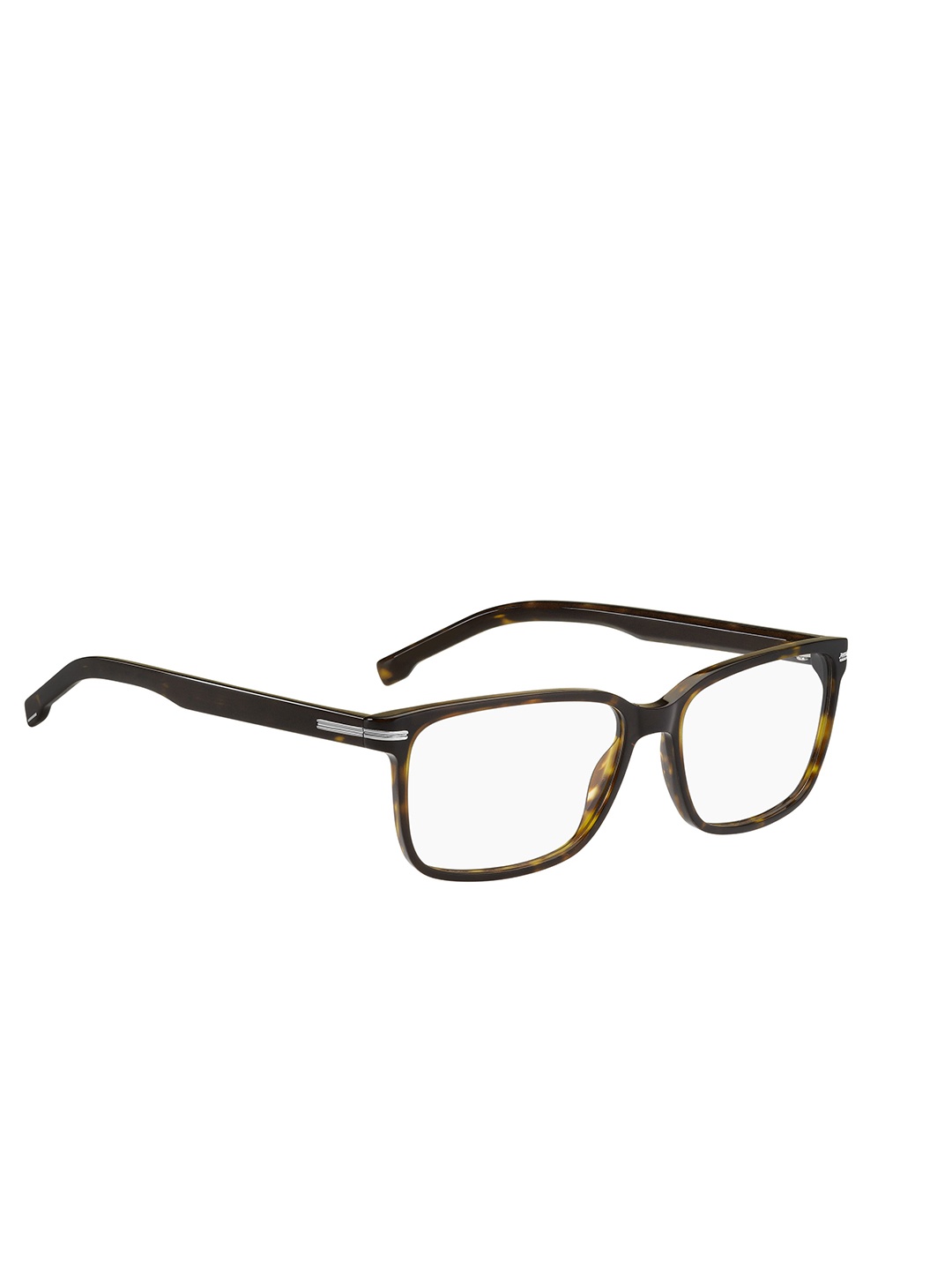 

HUGO Men Abstract Full Rim Rectangle Frames, Brown