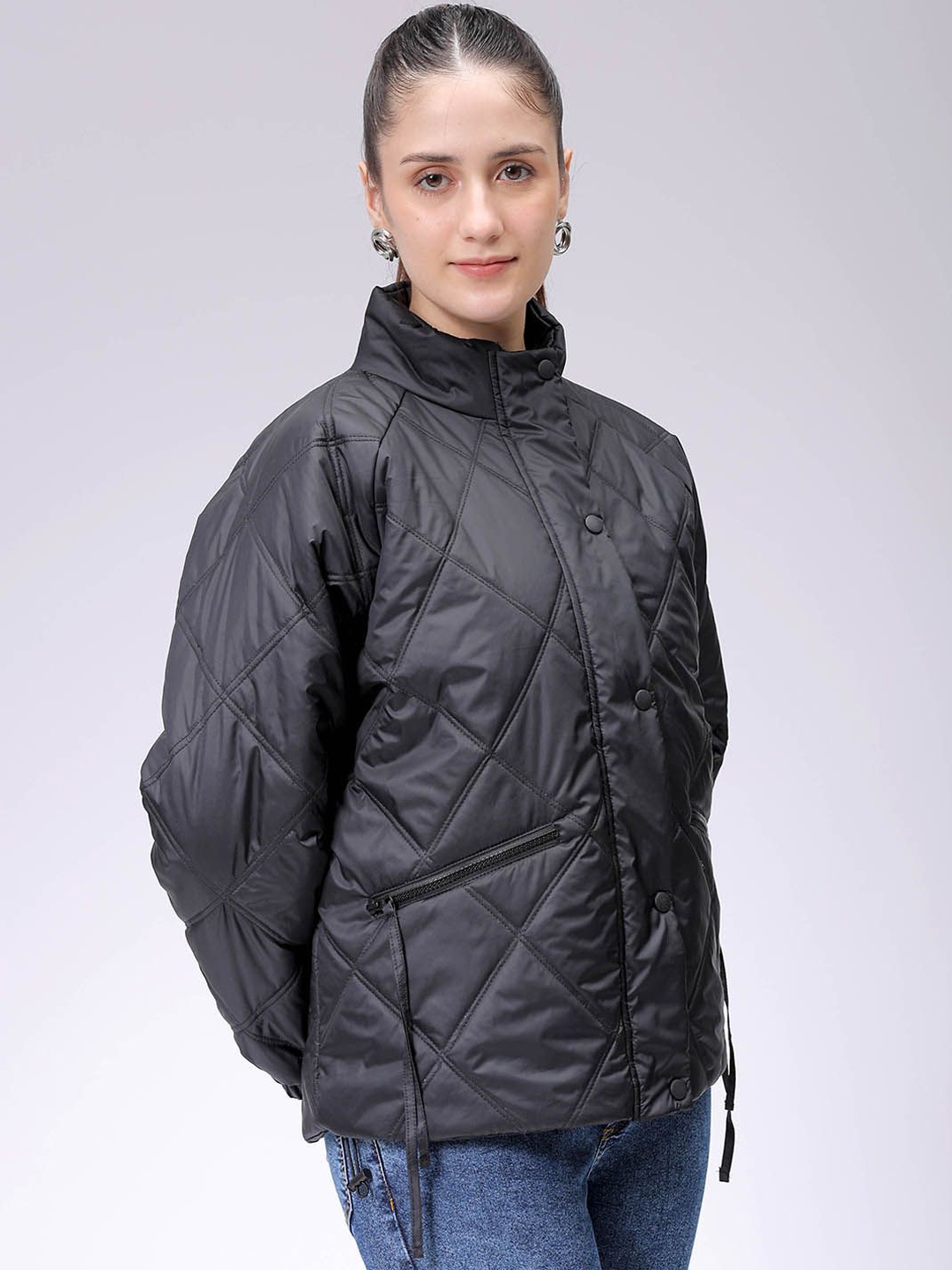 

Freehand by The Indian Garage Co Women Puffer Jacket, Black