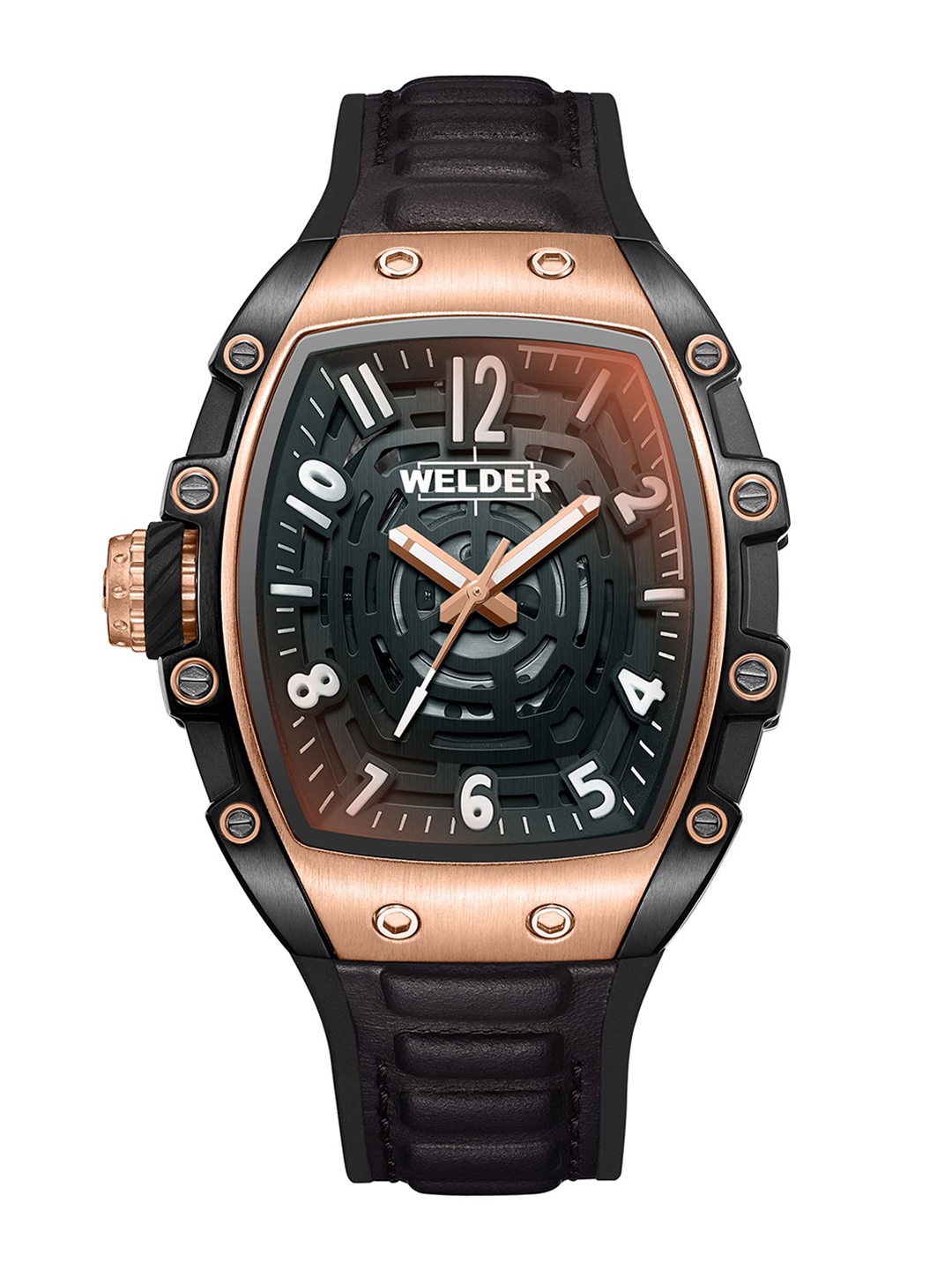 

WELDER Men Multi Tonneau Dial Quartz Analogue Watch WRH3001-R