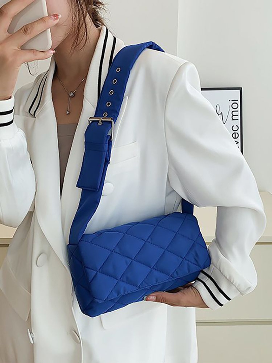 

StyleCast x Revolte Sling Bag, Blue