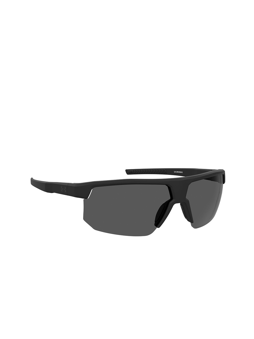 

UNDER ARMOUR Men Half Rim UV Protected Lens Sunglass 20662700371IR-MATTE BLACK, Grey