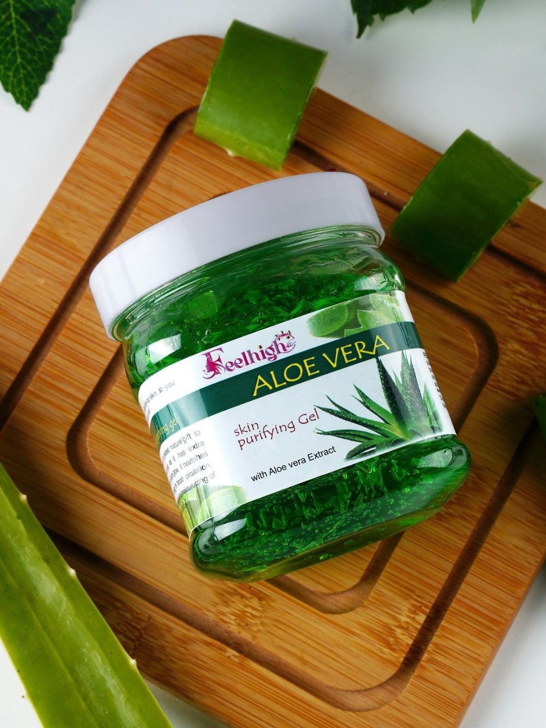 

FEELHIGH Alovera Skin Purifying Gel With Aloevera Extract - 500 ml, Green