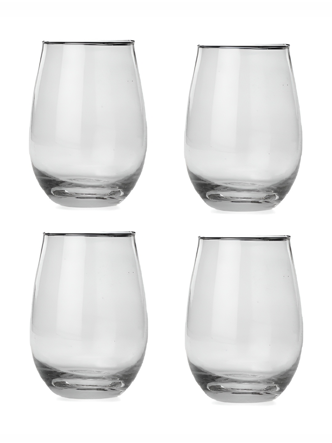 

SOMIL Transparent 4 Pieces Water Glasses 400 ml