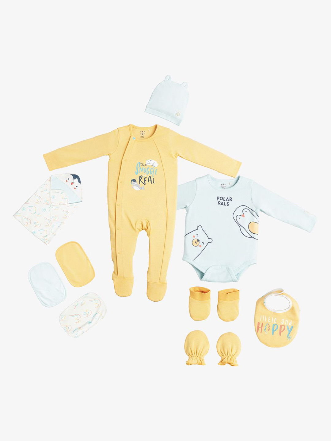 

Ed-a-Mamma Baby Kids Pack of 10 Apparel Gift Set, Blue