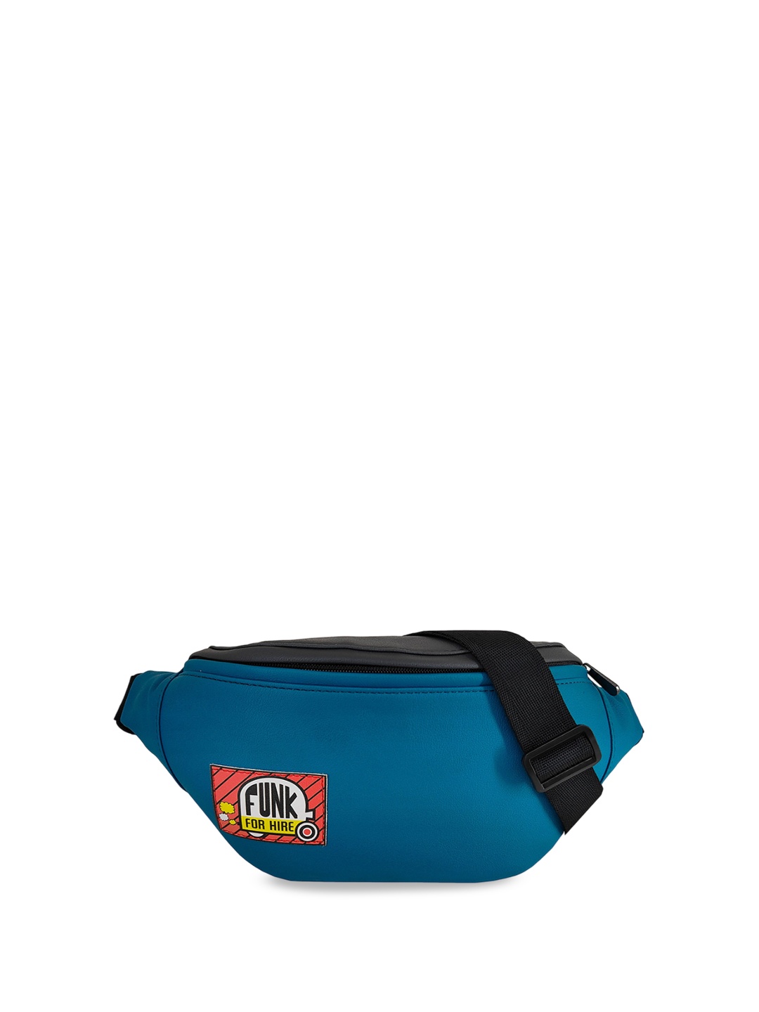 

Funk For Hire Printed Detailed Chest Bag, Teal