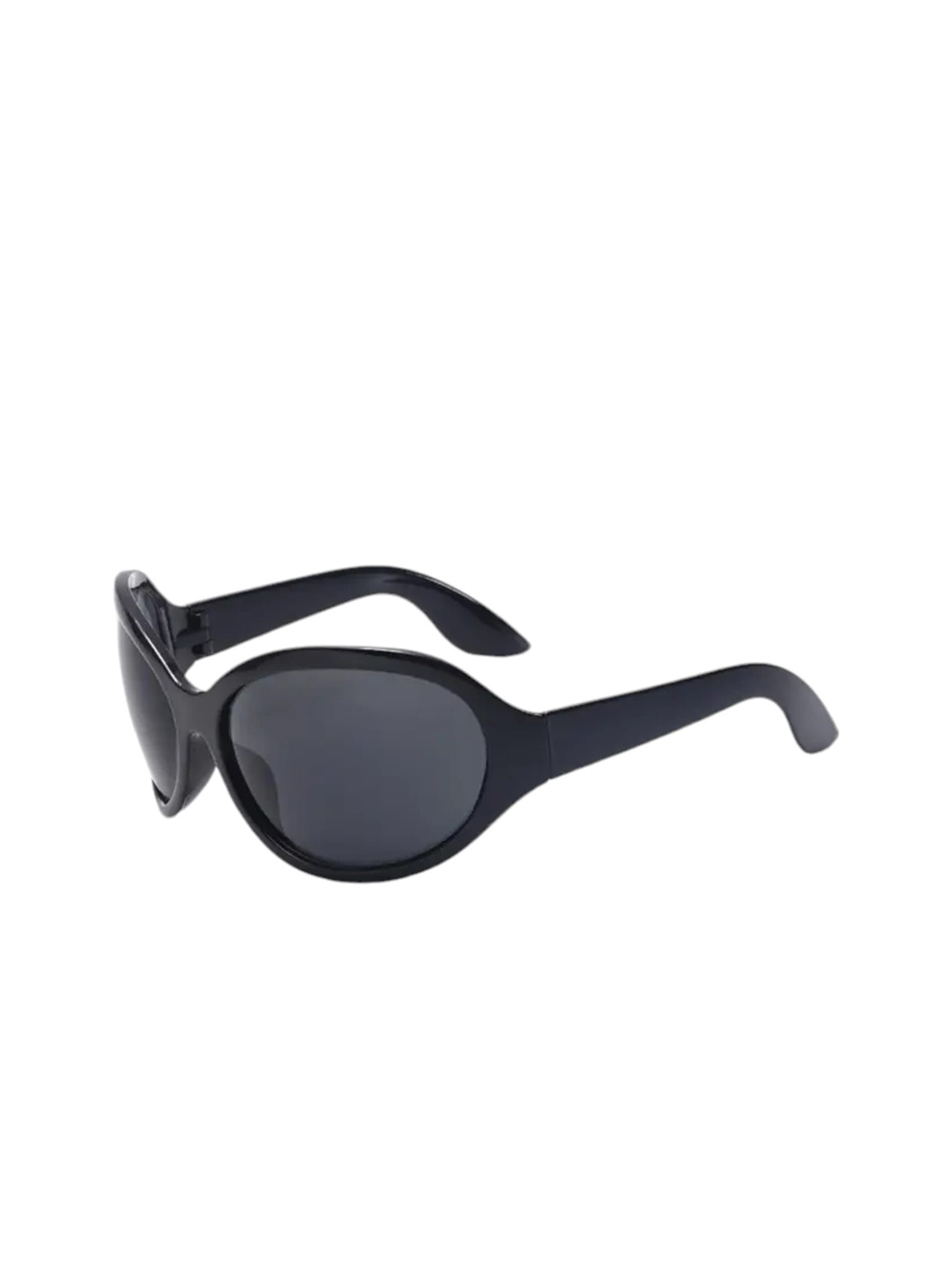 

Project Shades Griffin Unisex Oval Sunglasses with UV Protected Lens gri-1-blk, Black