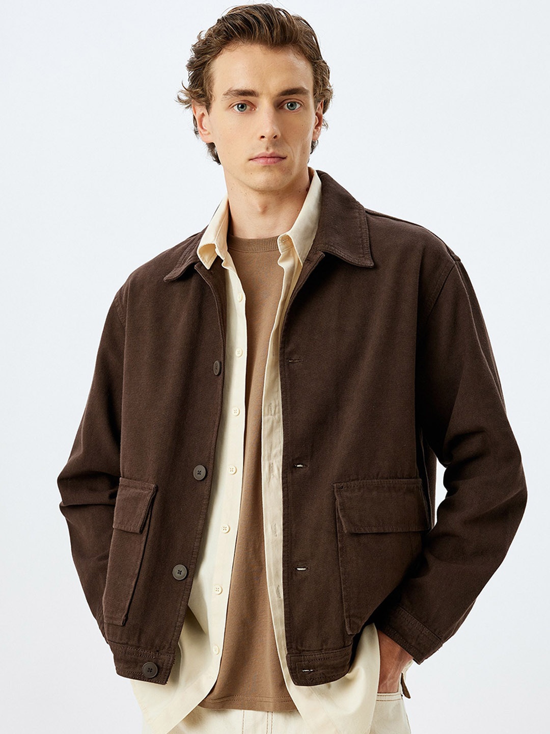 

Koton Men Tailored Jacket, Brown