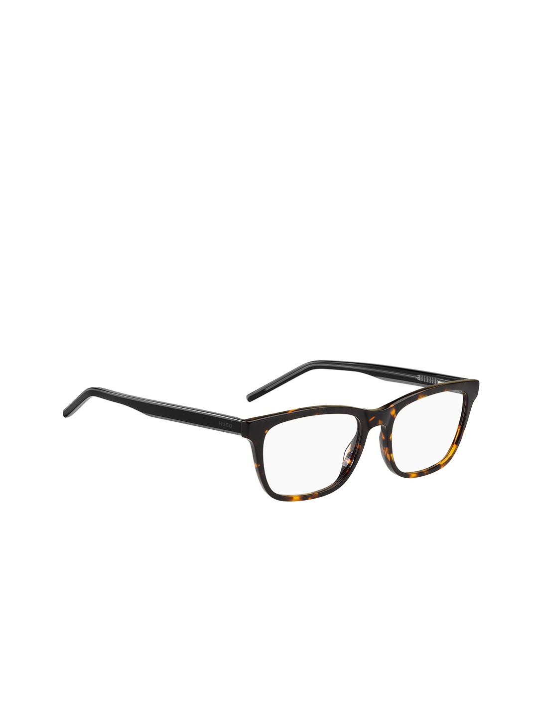 

HUGO Women Abstract Full Rim Square Frames, Black