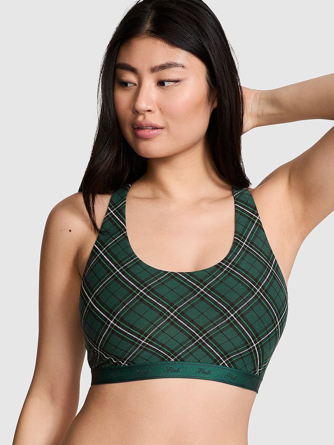 

Victoria's Secret Medium Coverage Non Padded Bralette Bra, Green