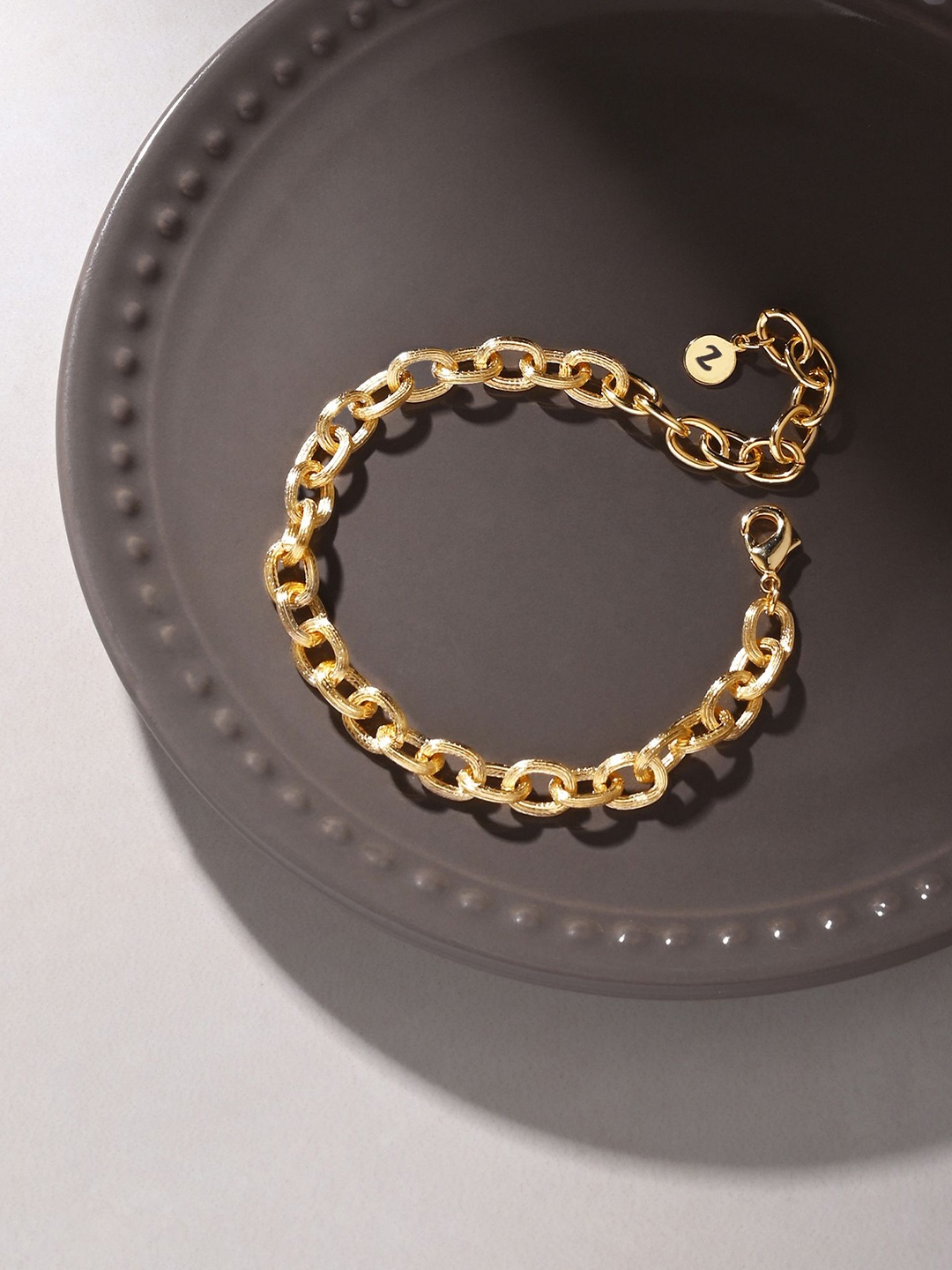 

Accessorize Women Brass Handcrafted Gold-Plated Wraparound Bracelet