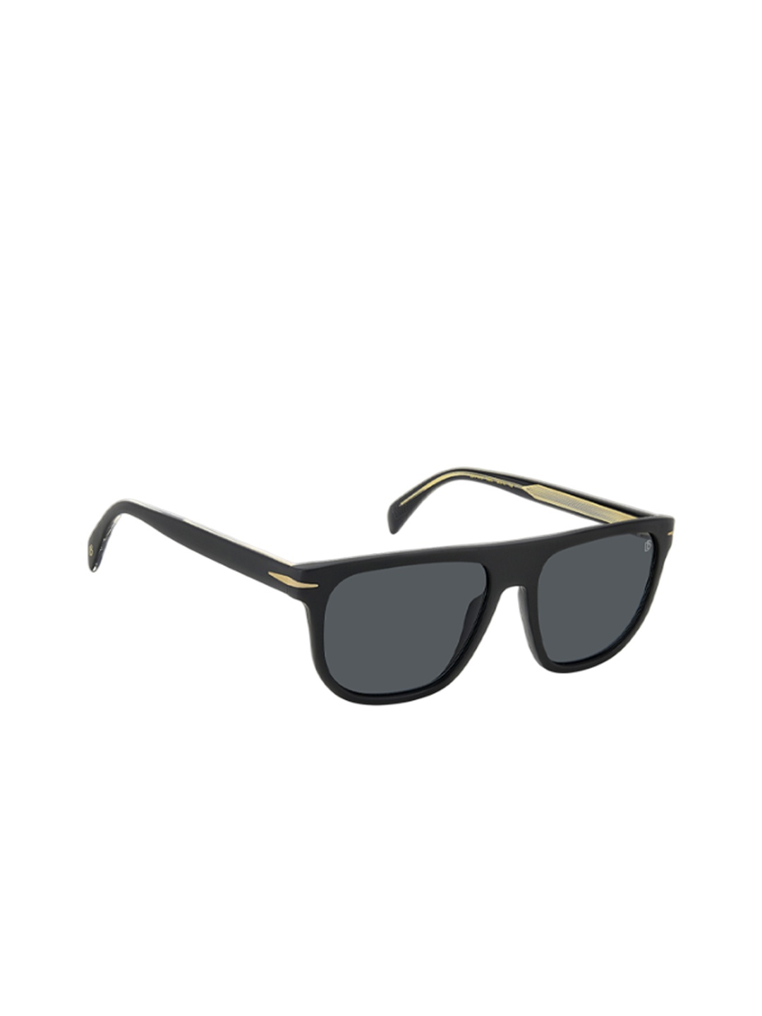 

DAVID BECKHAM Men Square Sunglasses with UV Protected Lens 206174I4656IR, Black