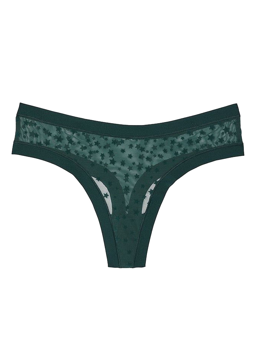

Victoria's Secret PINK Women No-Show Low-Rise Thong Briefs, Green