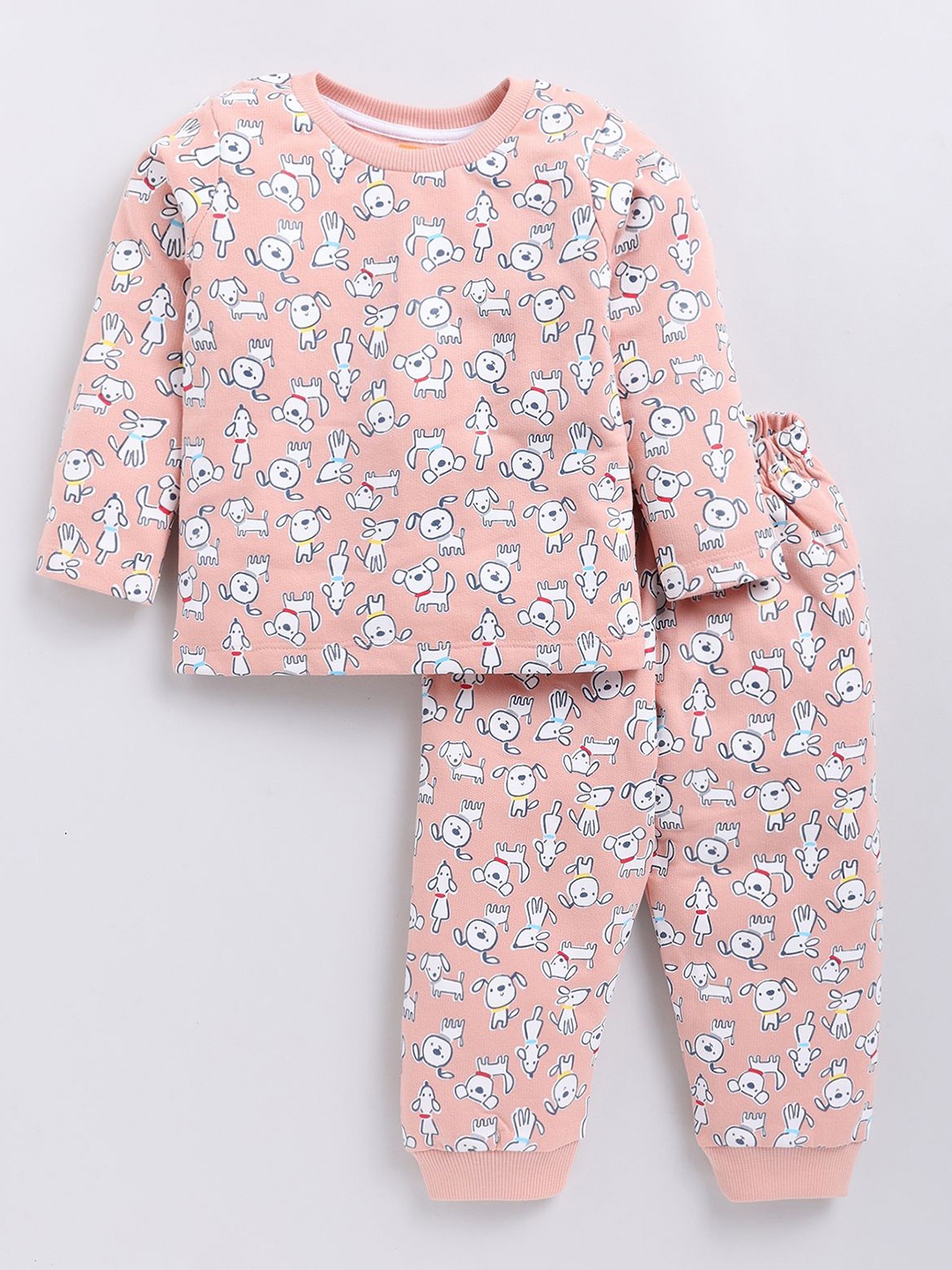

SNUGGLY MONKEY Unisex Kids Printed, Peach