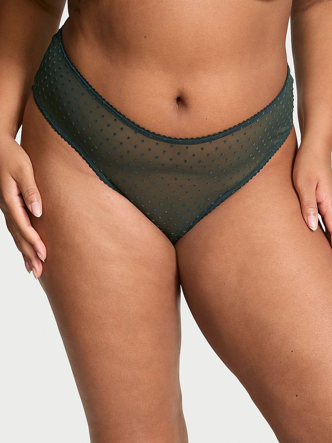 

Victoria's Secret Women Self-Designed Low-Rise Basic Briefs, Green
