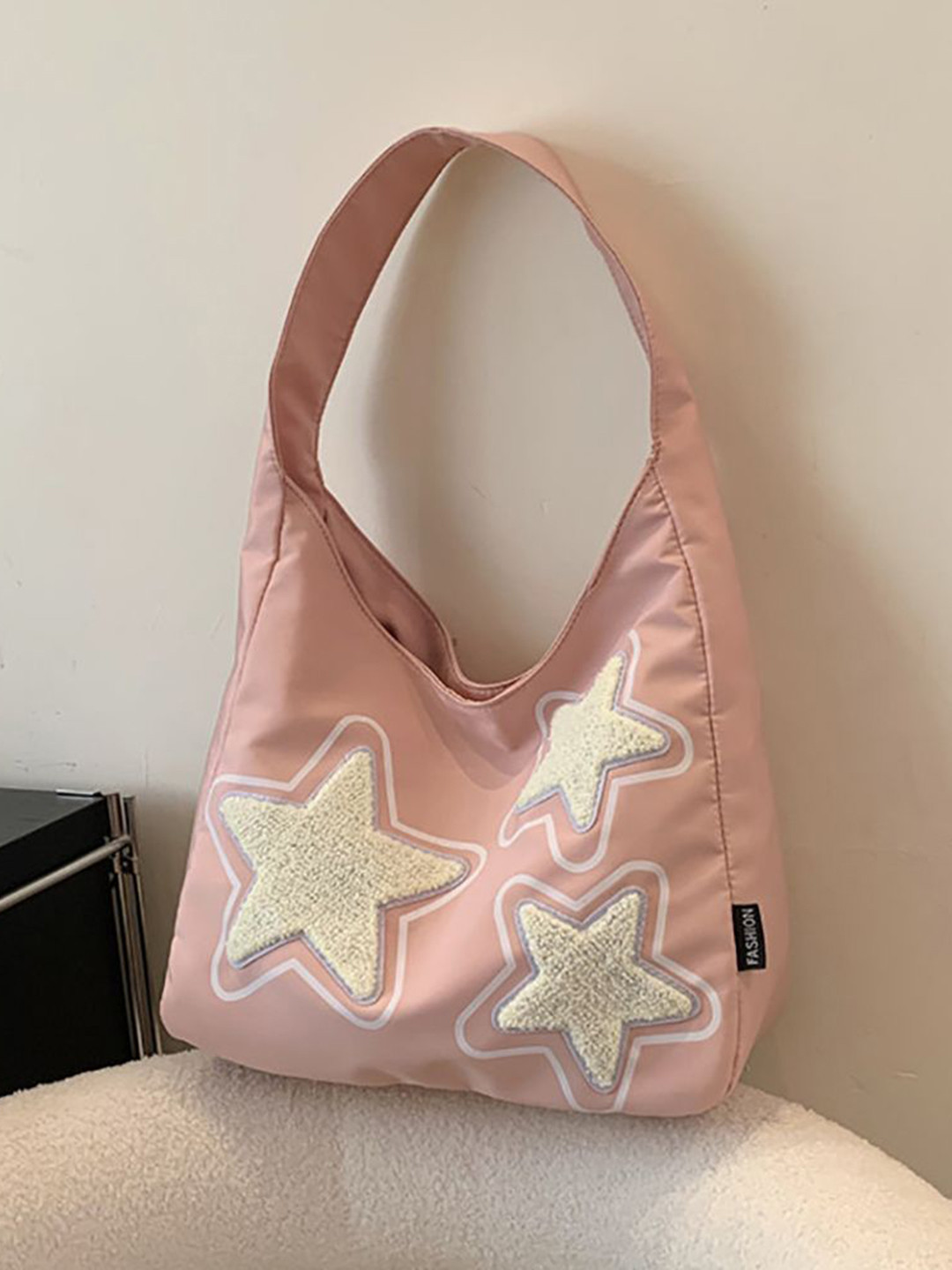 

StyleCast x Revolte Printed Bucket Handheld Bag, Pink
