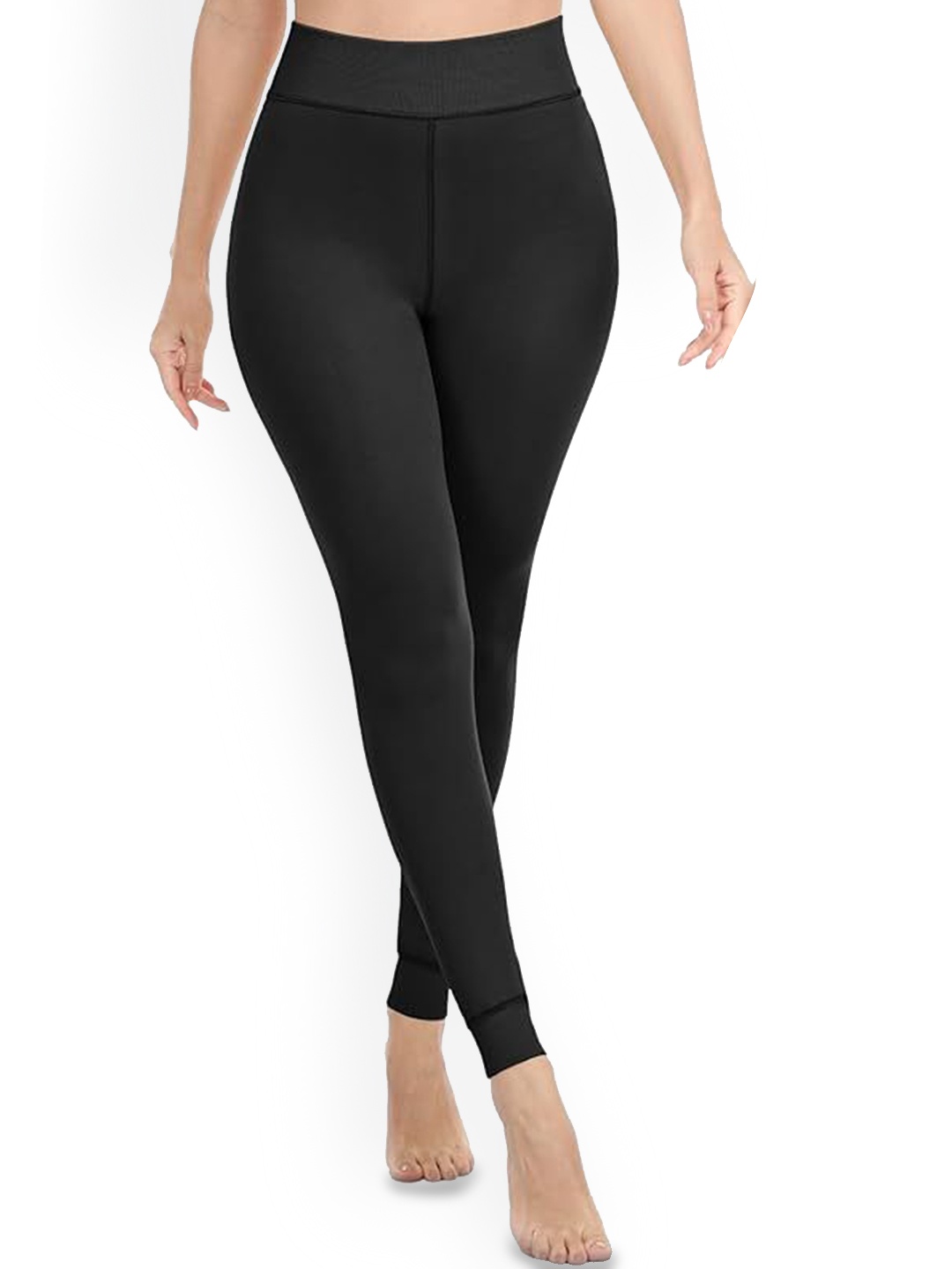 

BRACHY Women High Waist Winter Pantyhose Stockings, Black