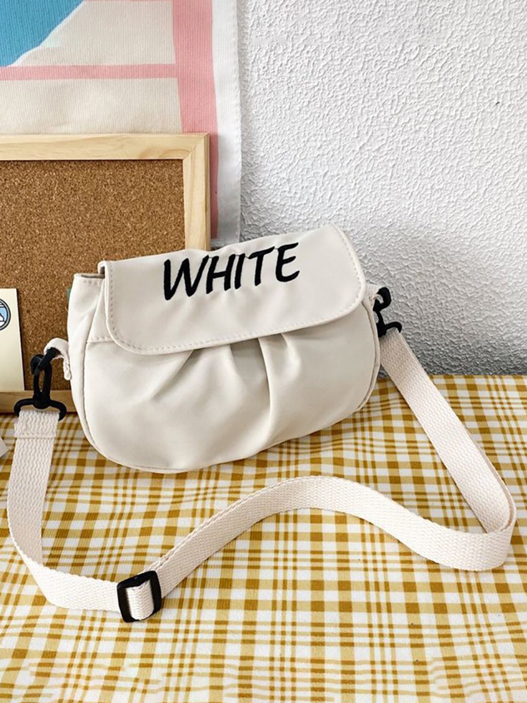 

StyleCast x Revolte Half Moon Sling Bag, White