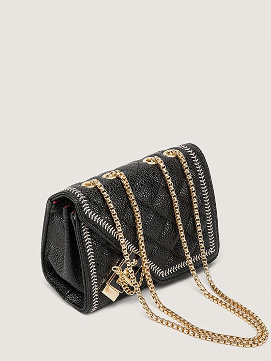 

StyleCast x Revolte PU Swagger Sling Bag, Black