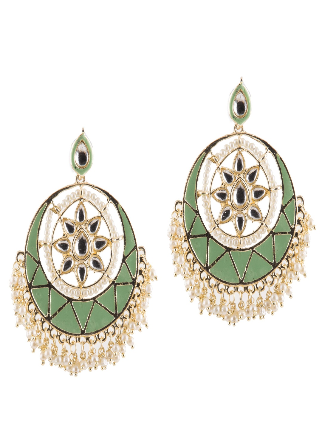 

Styled Diva Contemporary Drop Earrings, Gold