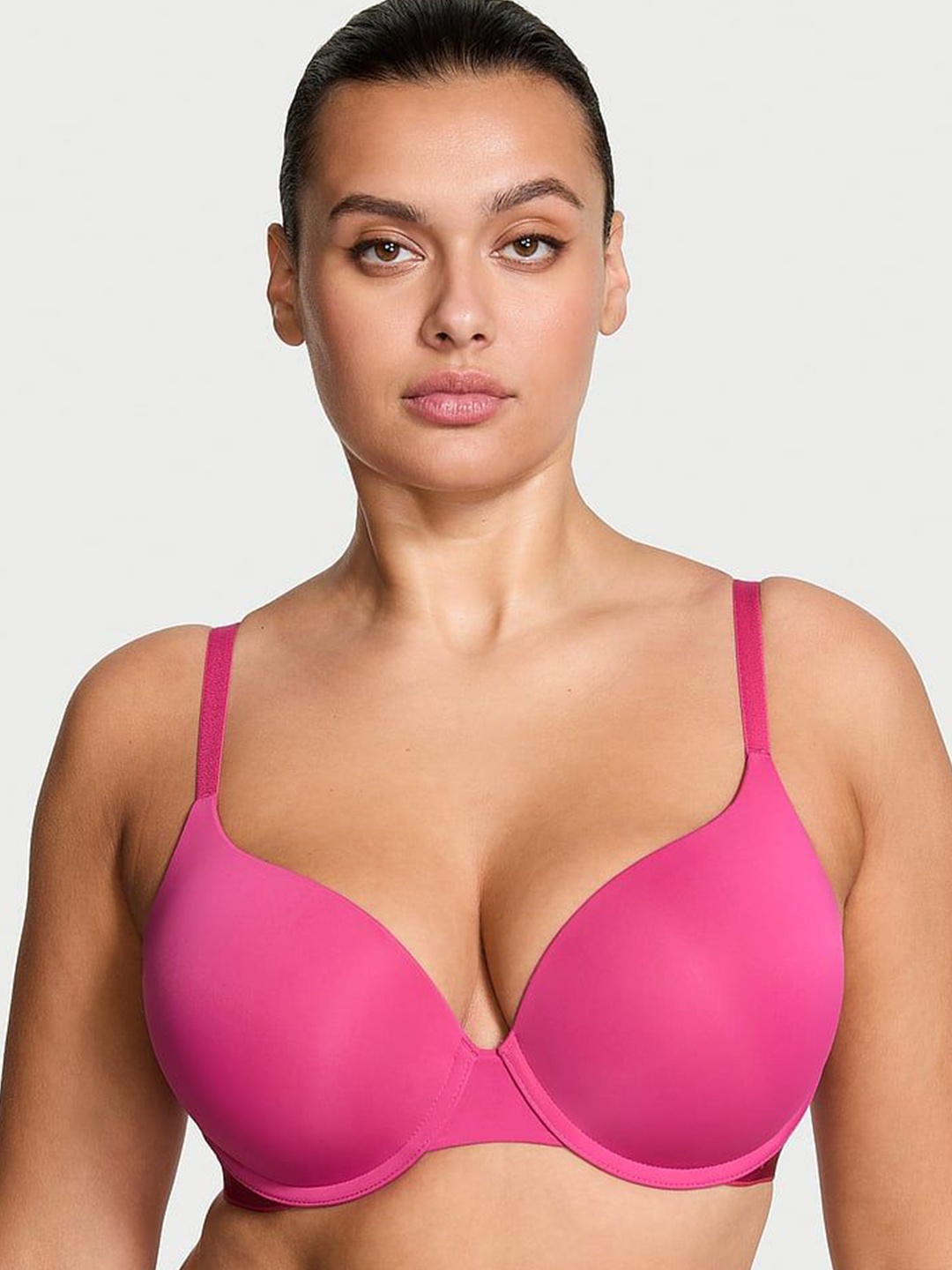 

Victoria's Secret Women Full Coverage Underwired Heavily Padded T-shirt Bra, Pink