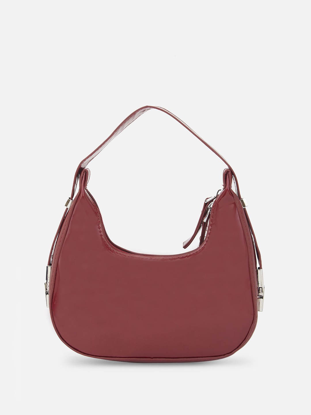 

CARRY CITY Structured Shoulder Bag, Coffee brown