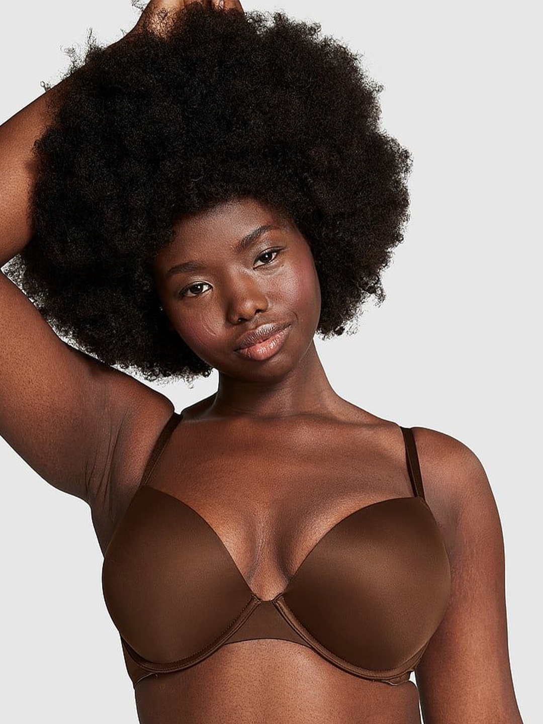 

Victoria's Secret Medium Coverage Underwired Heavily Padded Push-Up Bra, Brown