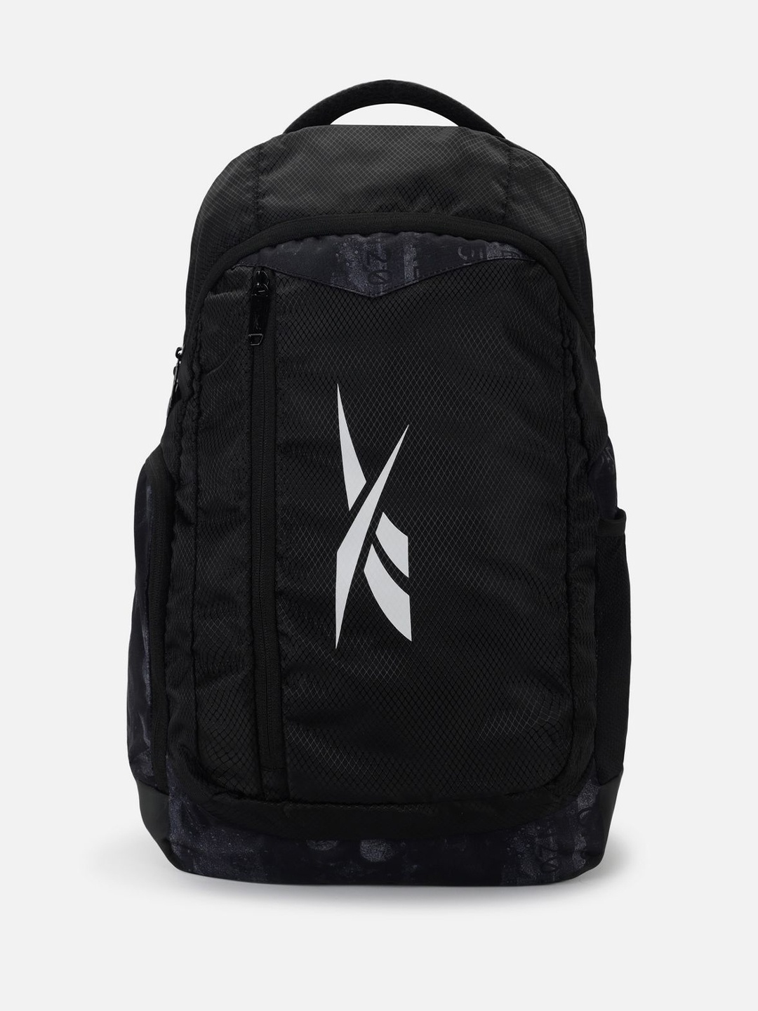 

Reebok Men Brand Logo Printed Backpack, Black