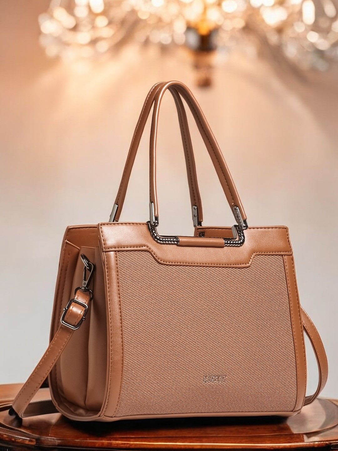 

Exotic PU Shoulder Bag, Brown