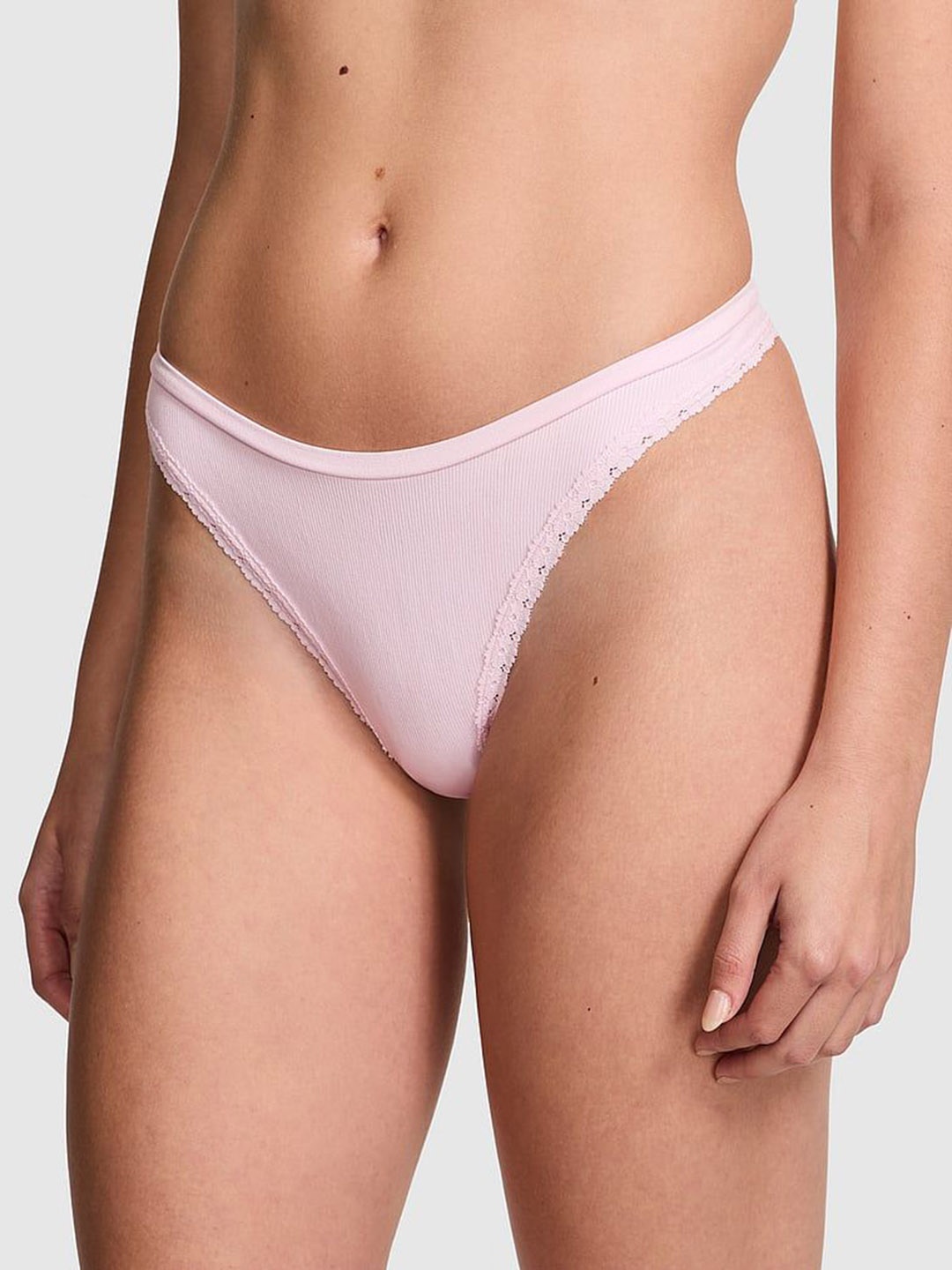 

Victoria's Secret Women Low-Rise Thong Briefs-1125071769IO, Pink