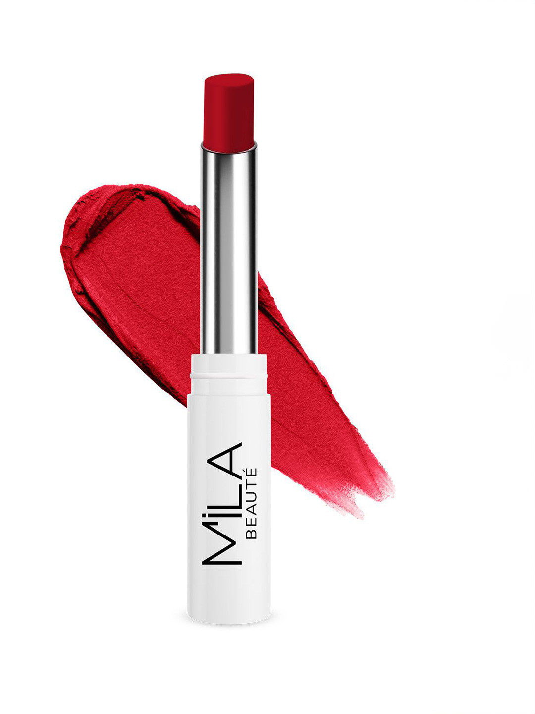 

MILA BEAUTE Locked In Lips Lipstick With Mango Seed Butter & Vitamin E - Cherry Jam, Maroon