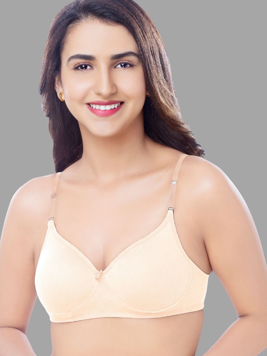 

BRIDA LADIES INNERWEAR Women Full Coverage Heavily Padded Bra, Beige