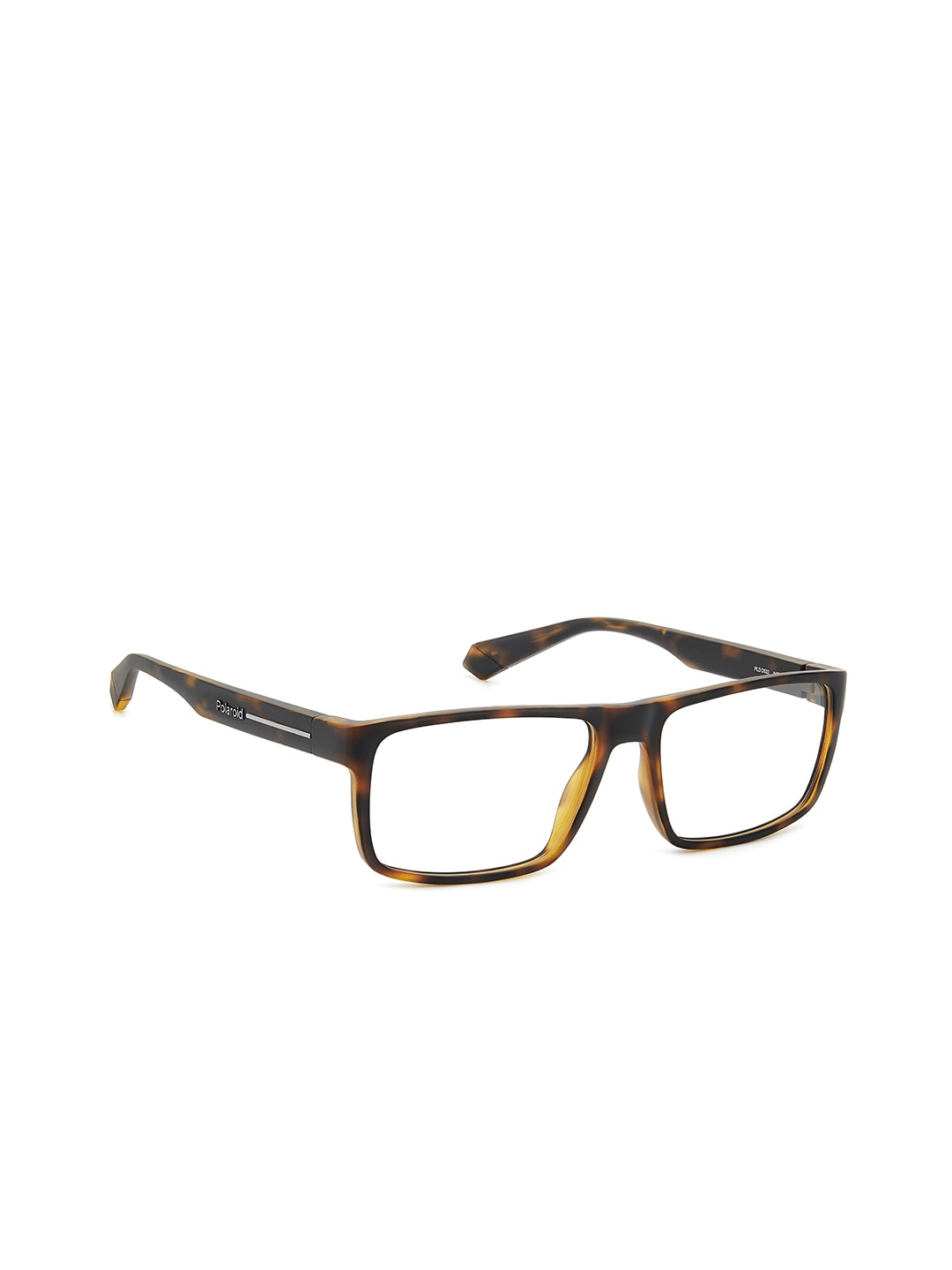 

Polaroid Unisex Abstract Printed Full Rim Rectangle Frames, Brown