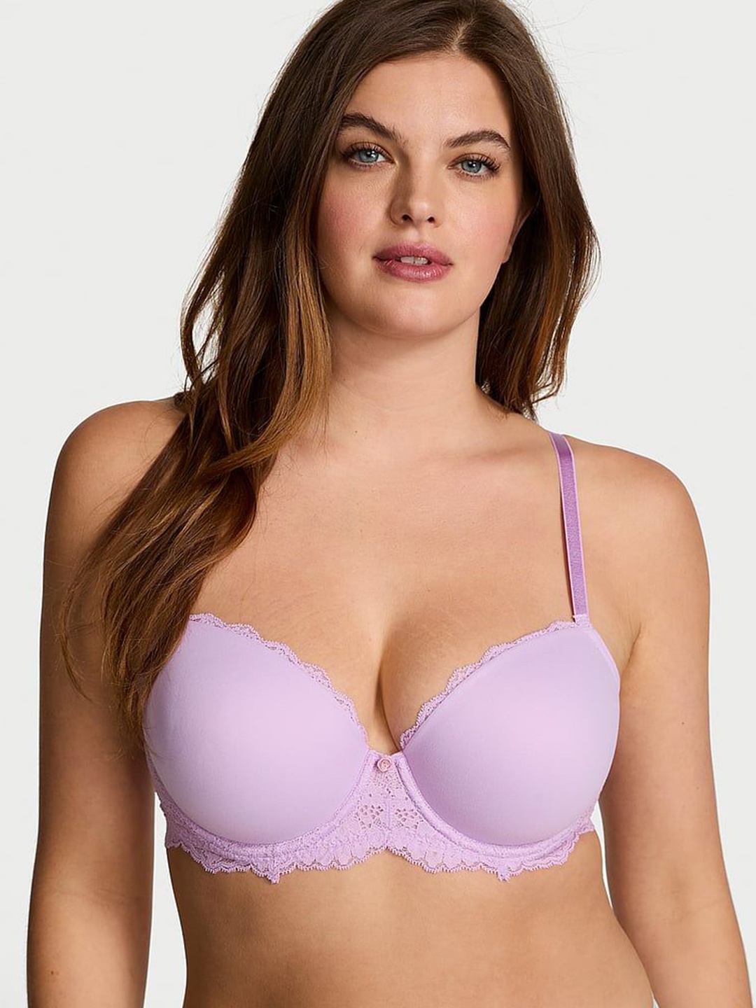 

Victoria's Secret Women Medium Coverage Underwired Lightly Padded Everyday Bra, Purple