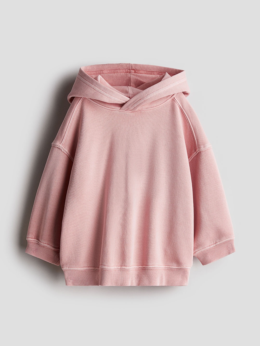 

H&M Girls Washed Hooded Sweatshirt, Pink